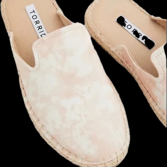 Torrid sz 11 Blush Tie Dye Mules Espadrilles NWT - Picture 4 of 5
